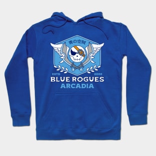 Blue Rogues Grunge Emblem Hoodie